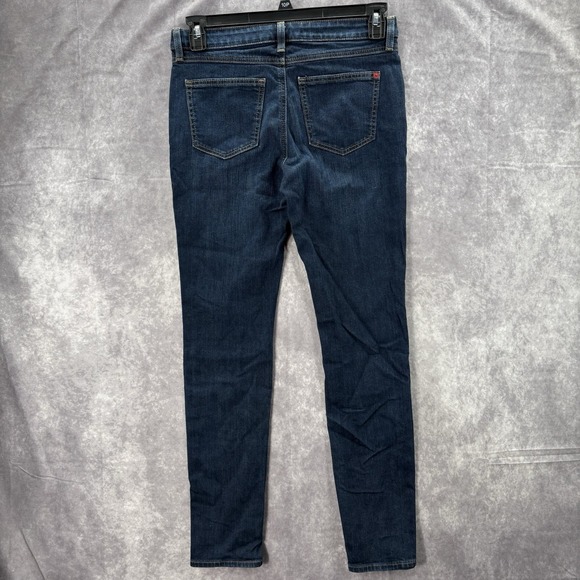 Spanx Jeans Womens 29 Slim X Skinny Dark Blue Wash Stretch - Picture 4 of 7